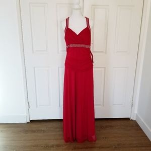 NWT Trixxi Red Formal Dress
